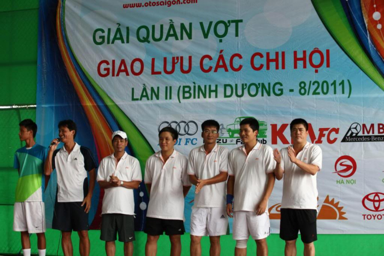 HÌNH ẢNH THI ĐẤU GIẢI TENNIS GIAO LƯU CÁC CHI HỘI OS LẦN II – BÌNH DƯƠNG 14/08/2011