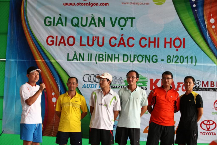 HÌNH ẢNH THI ĐẤU GIẢI TENNIS GIAO LƯU CÁC CHI HỘI OS LẦN II – BÌNH DƯƠNG 14/08/2011