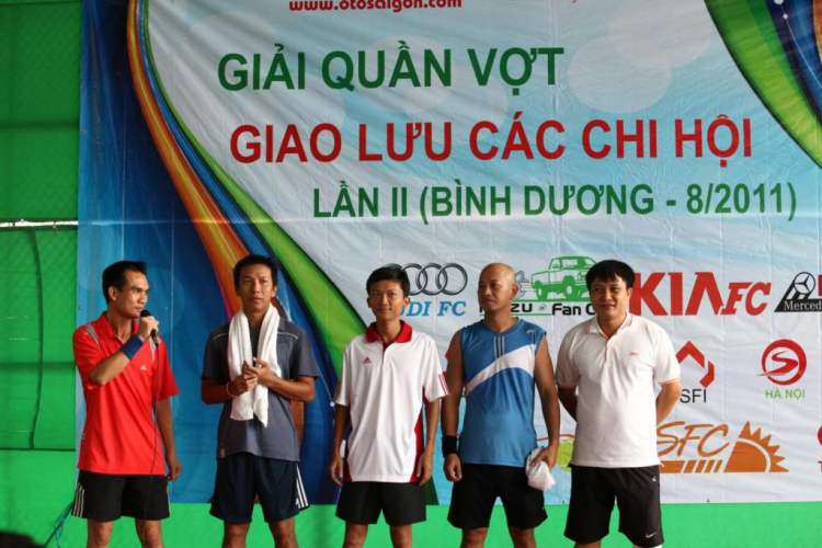 HÌNH ẢNH THI ĐẤU GIẢI TENNIS GIAO LƯU CÁC CHI HỘI OS LẦN II – BÌNH DƯƠNG 14/08/2011