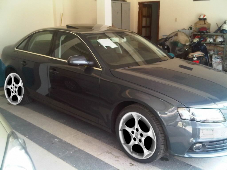 Audi a4 của bác NGUYEN0802 lên " thử" 1 vài mẩu chân mới