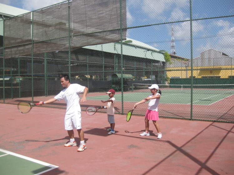 Tập tennis trẻ em..miễn phí..