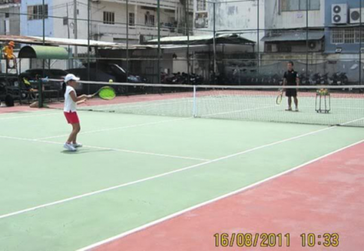 Tập tennis trẻ em..miễn phí..