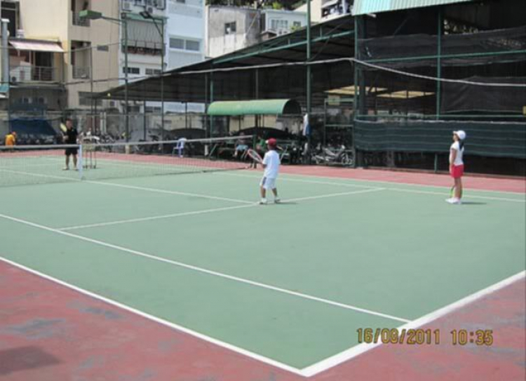 Tập tennis trẻ em..miễn phí..