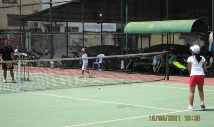 Tập tennis trẻ em..miễn phí..