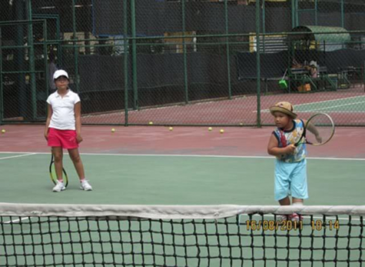 Tập tennis trẻ em..miễn phí..