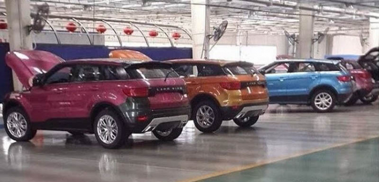 Trung Quốc ra xe nhái trắng trợn Range Rover Evoque