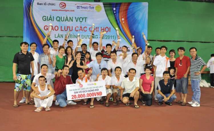 HÌNH ẢNH THI ĐẤU GIẢI TENNIS GIAO LƯU CÁC CHI HỘI OS LẦN II – BÌNH DƯƠNG 14/08/2011