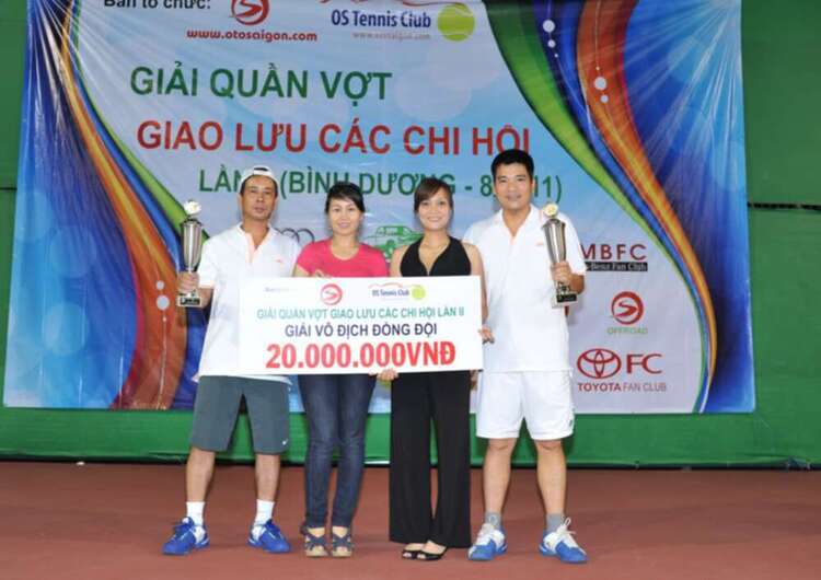 HÌNH ẢNH THI ĐẤU GIẢI TENNIS GIAO LƯU CÁC CHI HỘI OS LẦN II – BÌNH DƯƠNG 14/08/2011