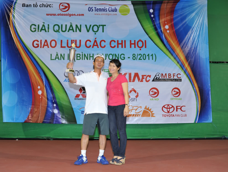 HÌNH ẢNH THI ĐẤU GIẢI TENNIS GIAO LƯU CÁC CHI HỘI OS LẦN II – BÌNH DƯƠNG 14/08/2011