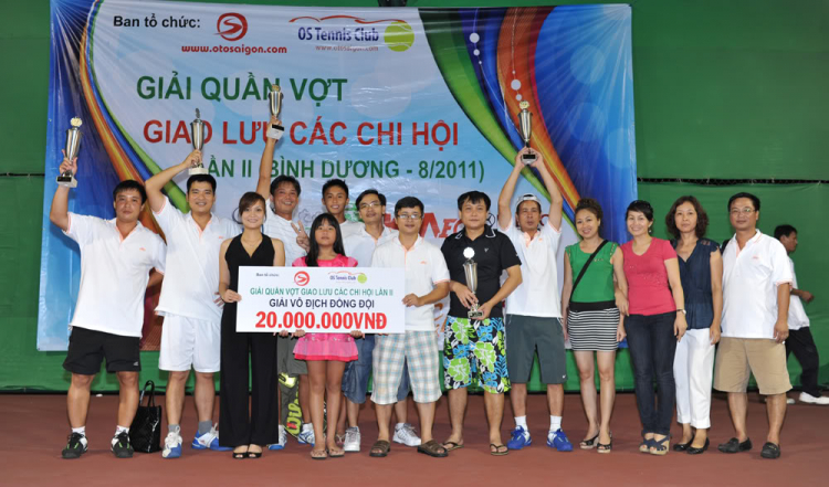 HÌNH ẢNH THI ĐẤU GIẢI TENNIS GIAO LƯU CÁC CHI HỘI OS LẦN II – BÌNH DƯƠNG 14/08/2011