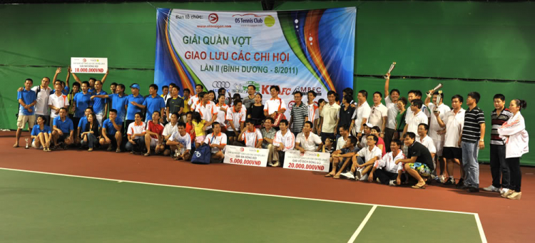 HÌNH ẢNH THI ĐẤU GIẢI TENNIS GIAO LƯU CÁC CHI HỘI OS LẦN II – BÌNH DƯƠNG 14/08/2011