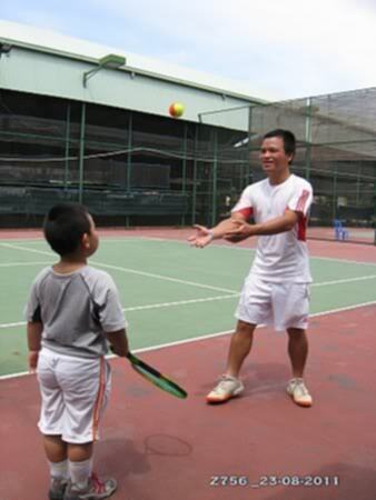 Tập tennis trẻ em..miễn phí..