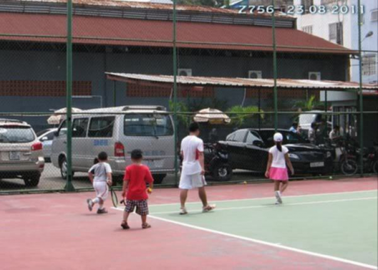 Tập tennis trẻ em..miễn phí..