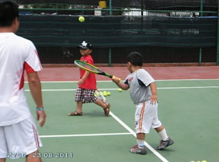 Tập tennis trẻ em..miễn phí..