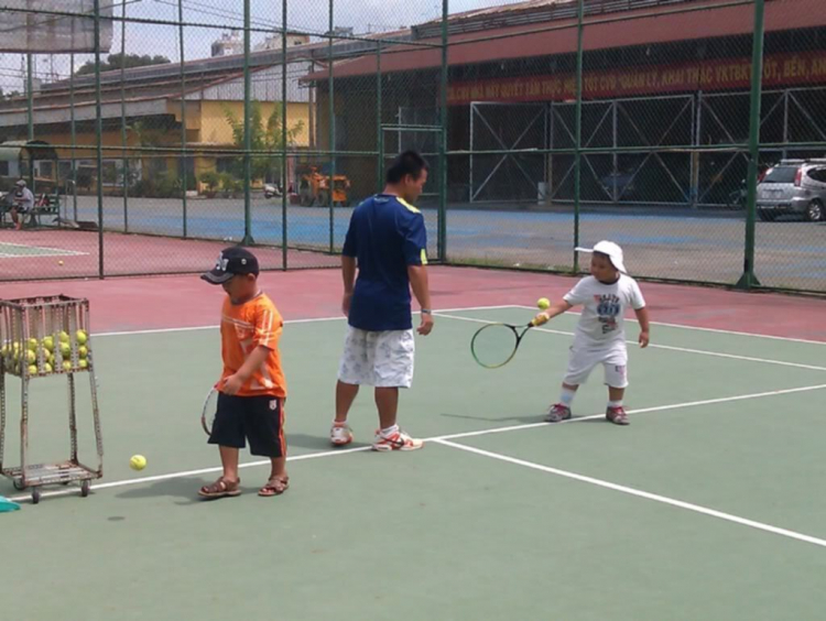 Tập tennis trẻ em..miễn phí..