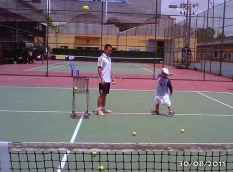 Tập tennis trẻ em..miễn phí..