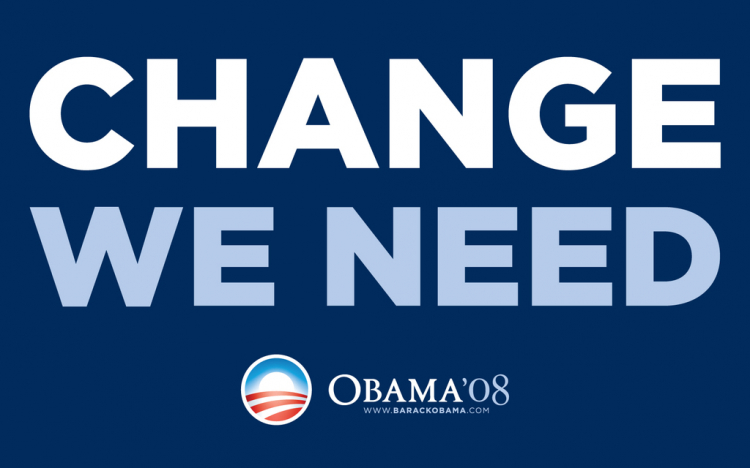 CHANGE, WE NEED!