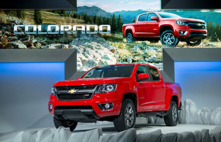GM công bố giá Chevrolet Colorado 2015 khởi điểm 20.995 $