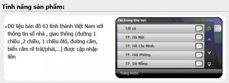 Thiết bị dẫn đường, GPS dẫn đường, Papago H8, Vigo62AS, Vietmap1000TL giá tốt nhất!