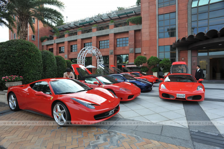 Ảnh off siêu xe Ferrari tại Taipei Taiwan