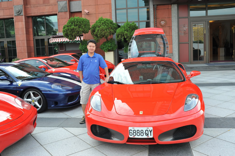 Ảnh off siêu xe Ferrari tại Taipei Taiwan