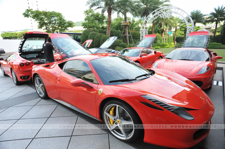 Ảnh off siêu xe Ferrari tại Taipei Taiwan