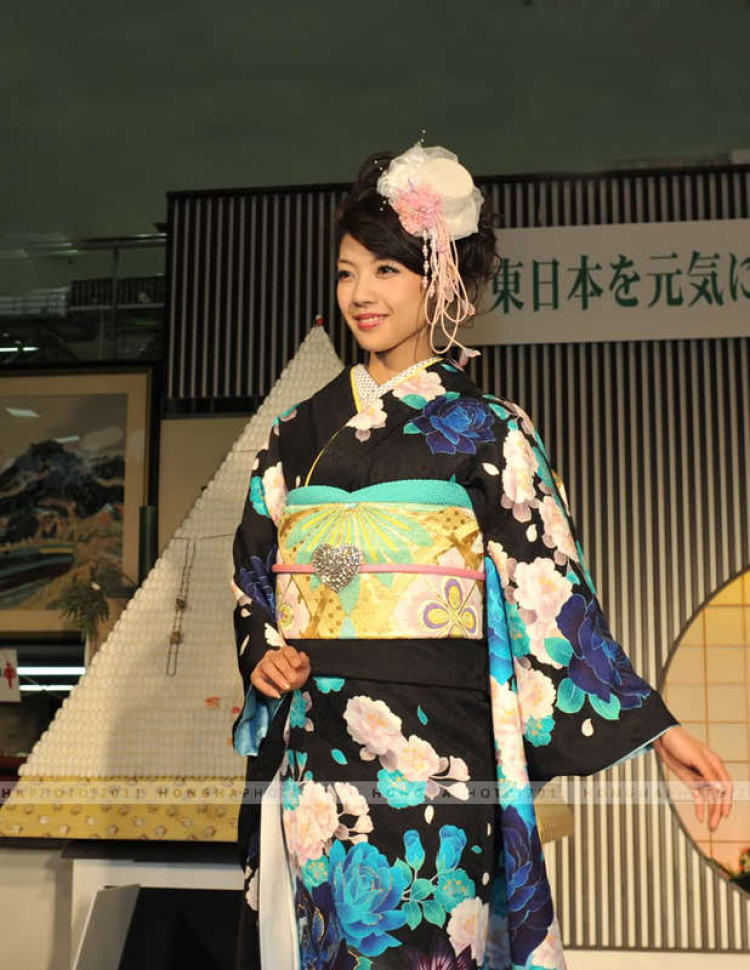 Kimono Fashion Show in Japan