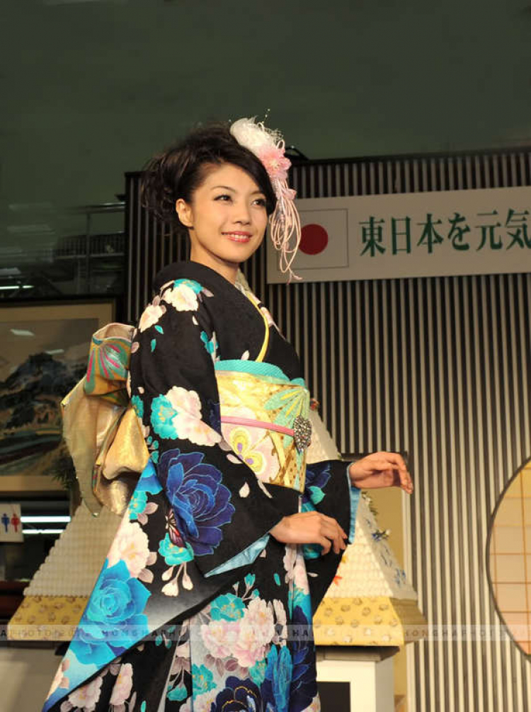 Kimono Fashion Show in Japan