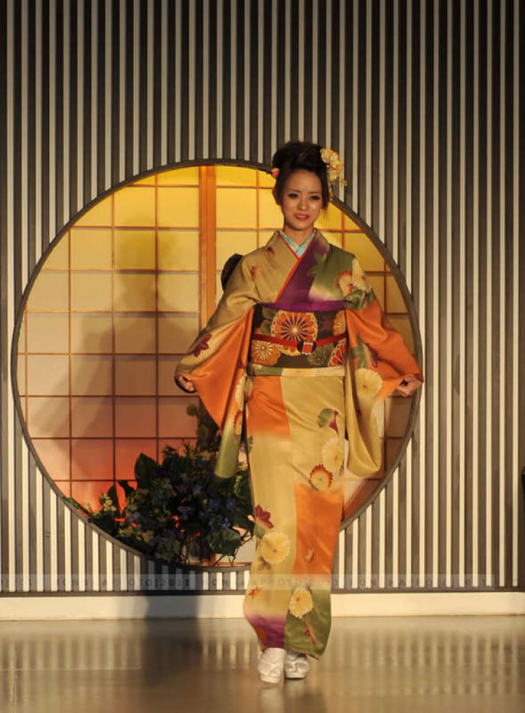 Kimono Fashion Show in Japan