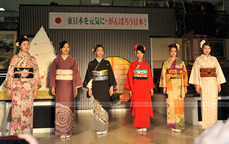 Kimono Fashion Show in Japan