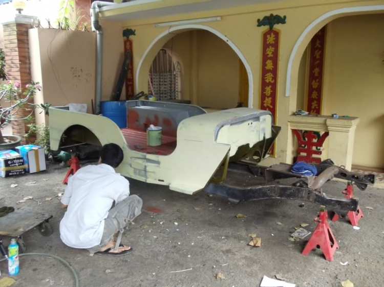 Restoration Willys CJ2A