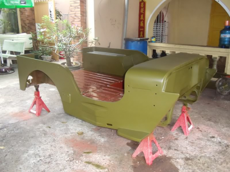 Restoration Willys CJ2A