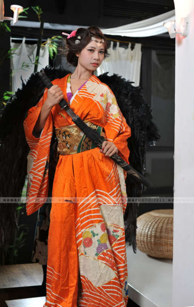 Hagu Cuxi Girl lộng lẫy với Kimono