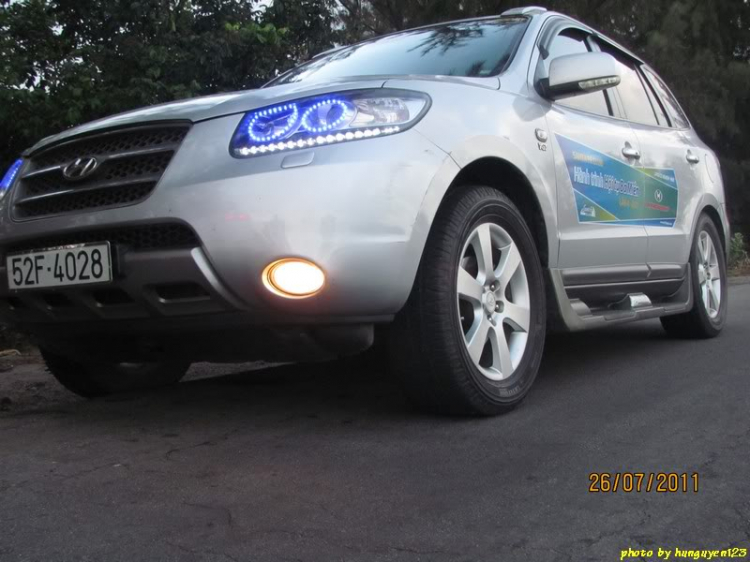 Led daylight cho Santafe ???