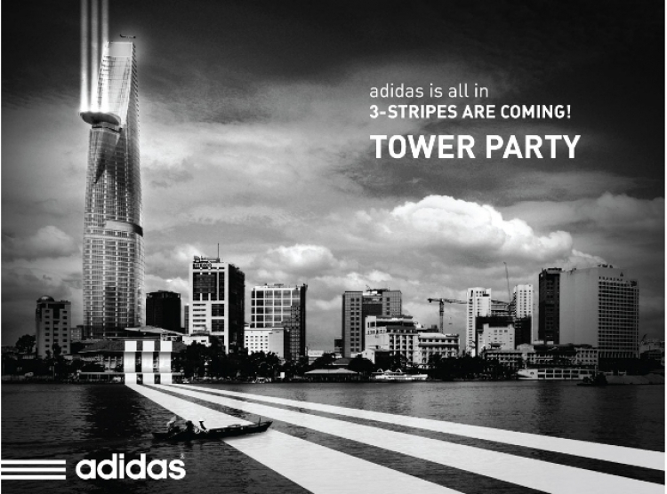 adidas Tower Party: Trải nghiệm mới ở Bitexco