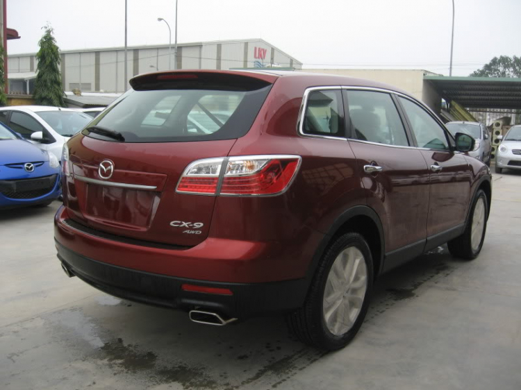 Mazda CX9 2012 - Giới thiệu tất cả về em nó. (Đỏ, Bạc, Trắng, Xám Dolphin và Đen)