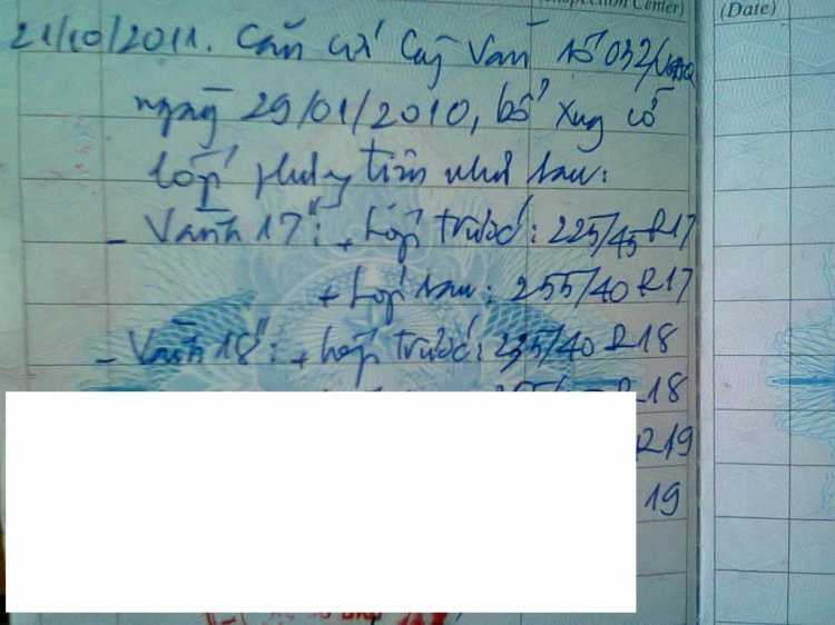 Thay đổi kích cỡ lốp xe và hình dáng xe!!! Thay đổi kích cỡ lốp xe và hình dáng xe!!!