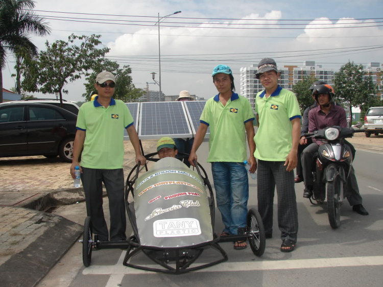 Chế xe chạy bằng năng lượng mặt trời