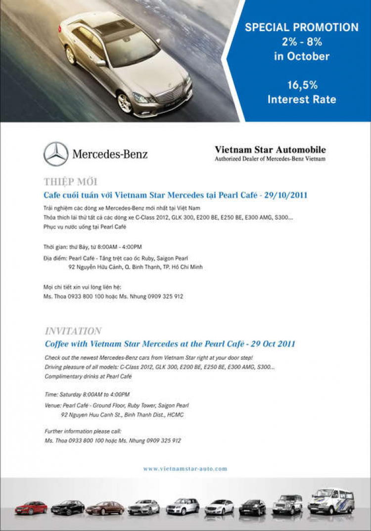 Trải nghiệm Mercedes-Benz tại Saigon Pearl