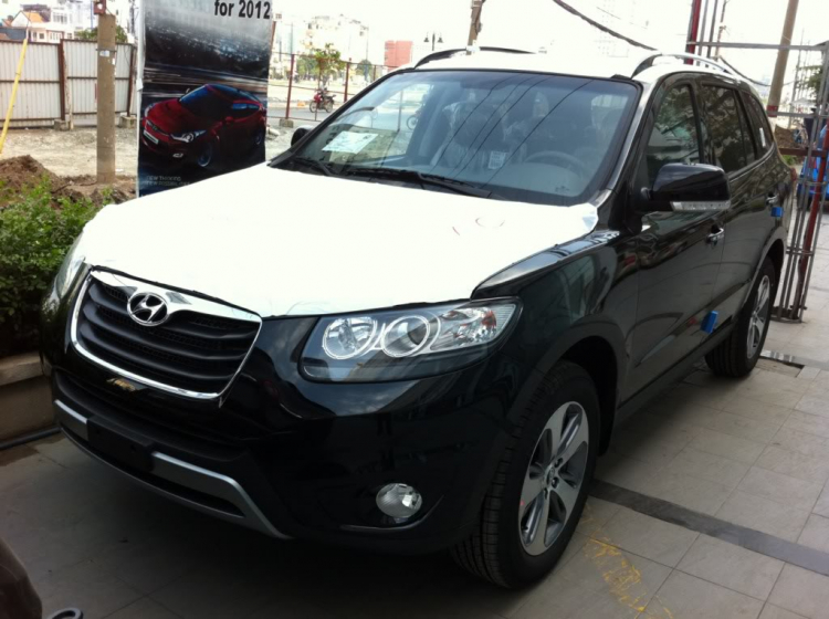 Hyundai santafe 2012 đã về việt nam