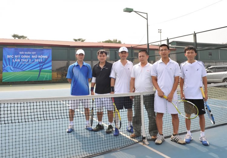 Hình ảnh "Giải tennis SFC Mỹ đình mở rộng lần thứ II " 27/11/2011