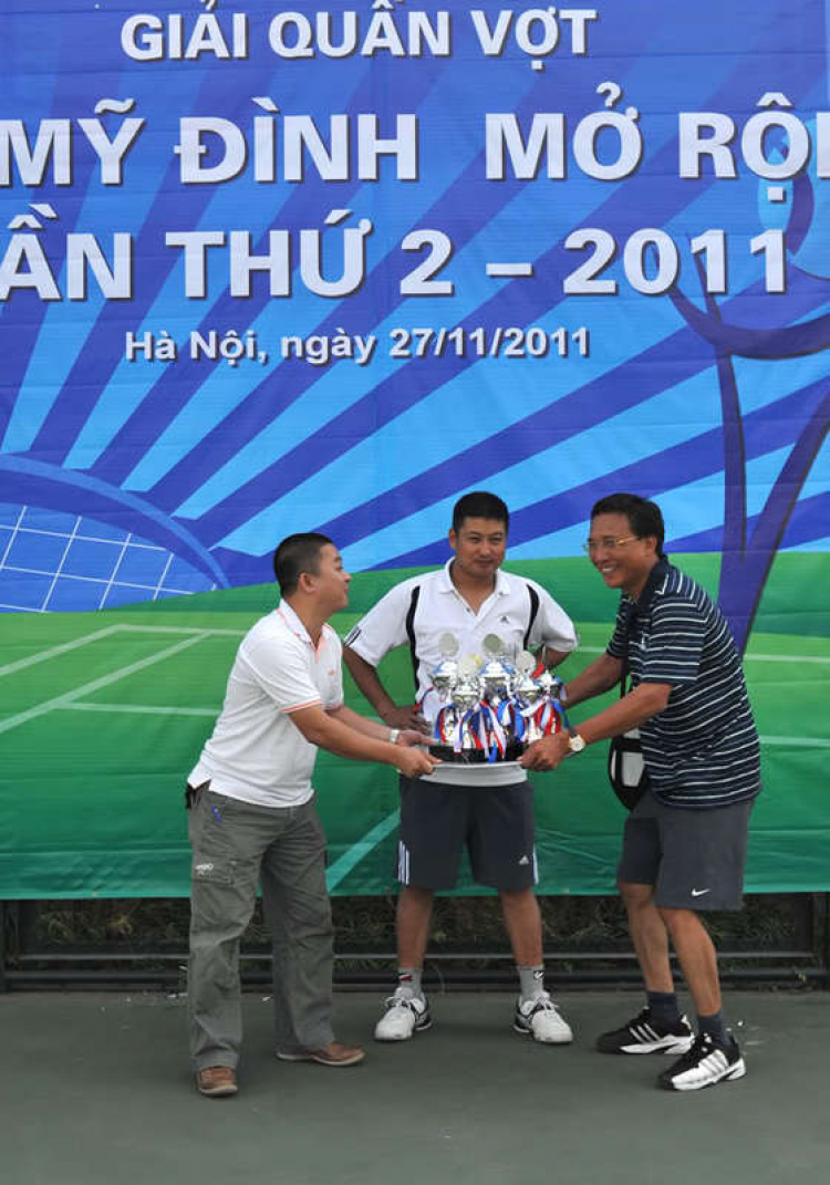 Hình ảnh "Giải tennis SFC Mỹ đình mở rộng lần thứ II " 27/11/2011