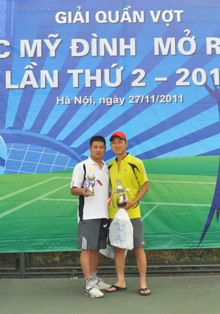 Hình ảnh "Giải tennis SFC Mỹ đình mở rộng lần thứ II " 27/11/2011