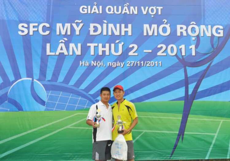 Hình ảnh "Giải tennis SFC Mỹ đình mở rộng lần thứ II " 27/11/2011