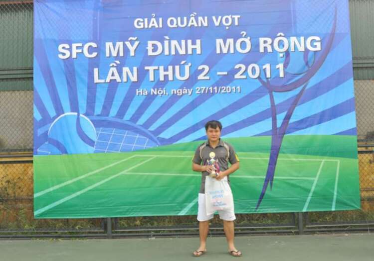 Hình ảnh "Giải tennis SFC Mỹ đình mở rộng lần thứ II " 27/11/2011