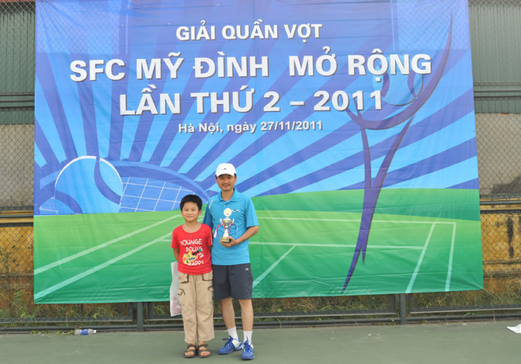 Hình ảnh "Giải tennis SFC Mỹ đình mở rộng lần thứ II " 27/11/2011