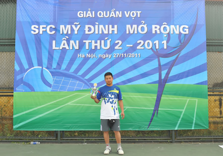 Hình ảnh "Giải tennis SFC Mỹ đình mở rộng lần thứ II " 27/11/2011