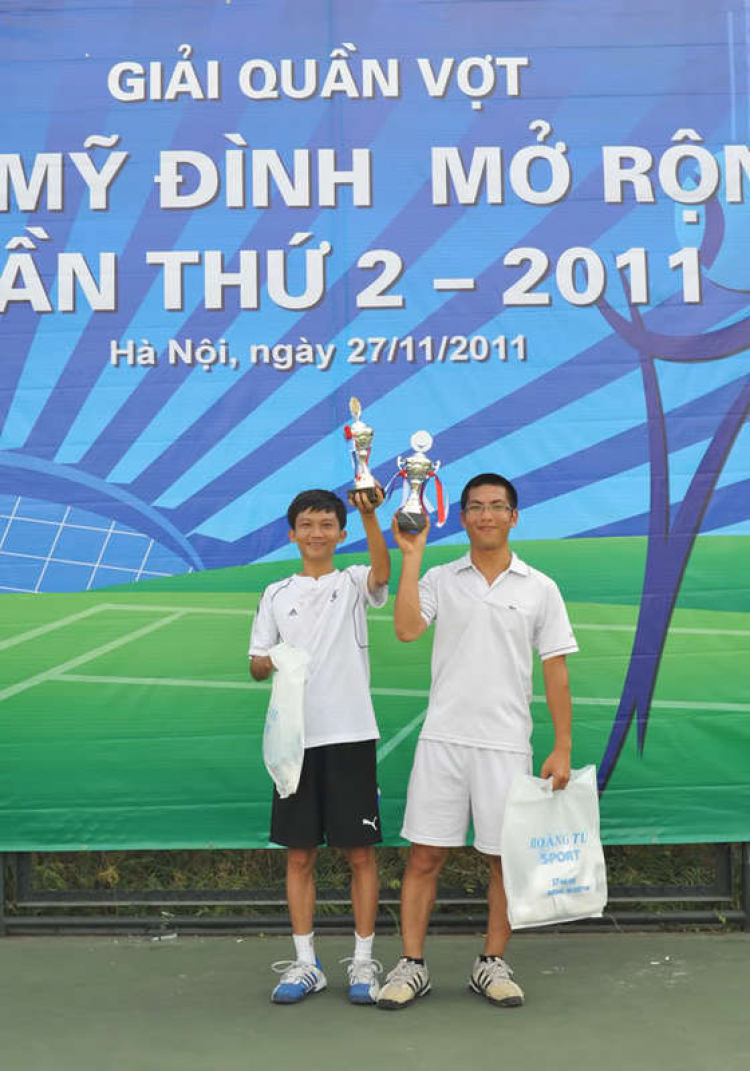 Hình ảnh "Giải tennis SFC Mỹ đình mở rộng lần thứ II " 27/11/2011