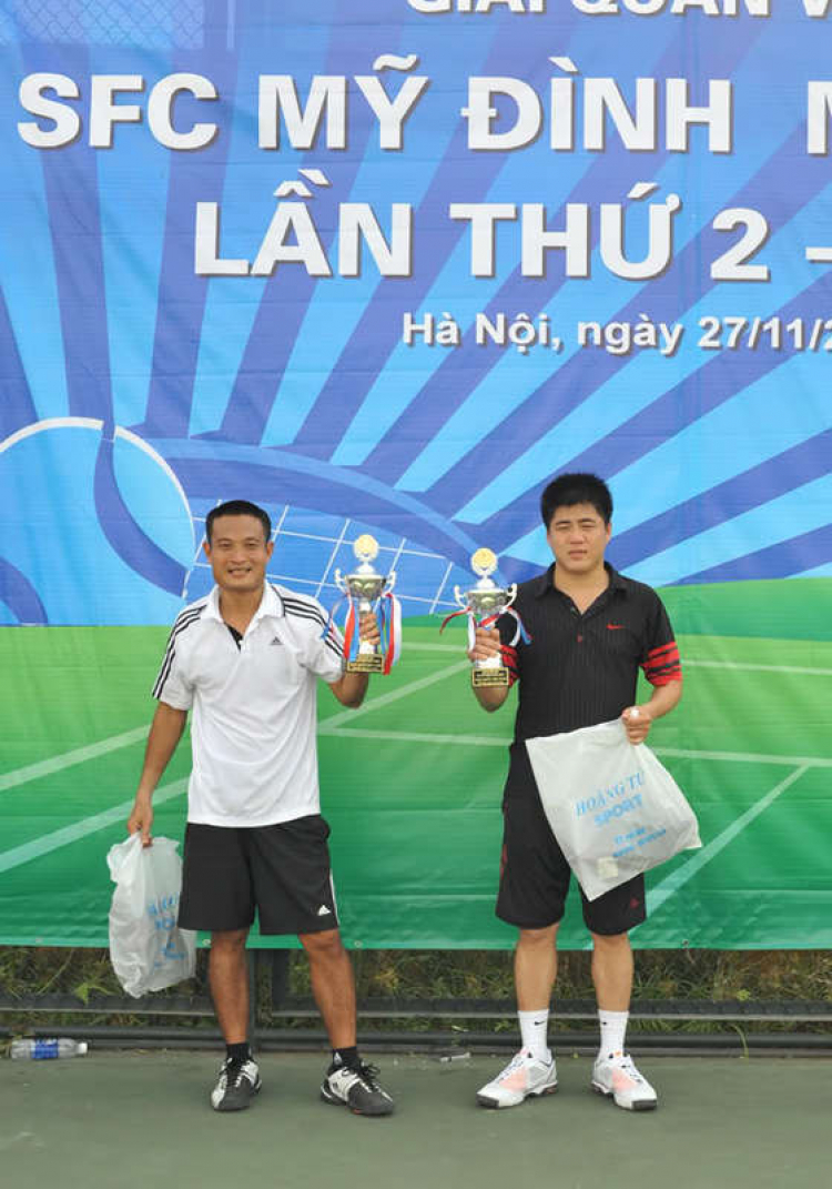 Hình ảnh "Giải tennis SFC Mỹ đình mở rộng lần thứ II " 27/11/2011