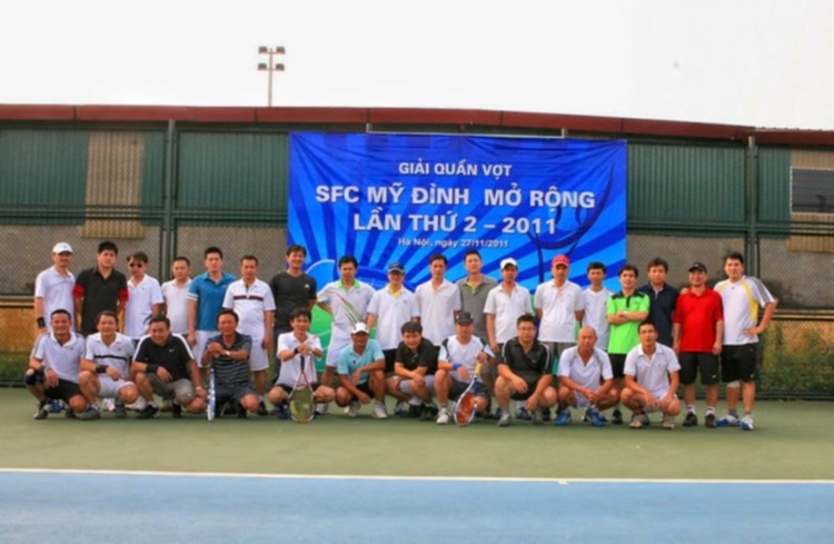 Hình ảnh "Giải tennis SFC Mỹ đình mở rộng lần thứ II " 27/11/2011